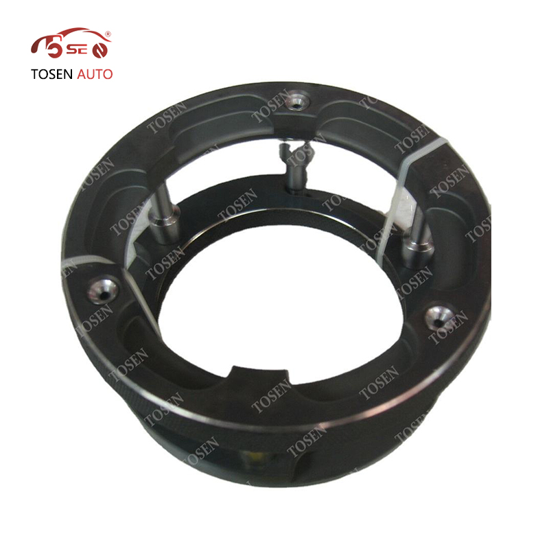 Close up view of the dense alloy material used in the transmission synchronization ring